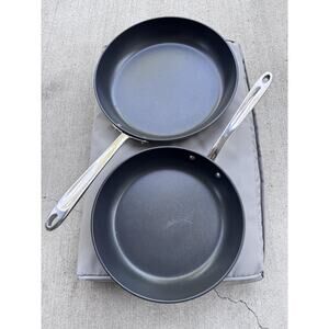 All-Clad Fry Pan Skillet Set 10.5in 26cm Nonstick Stainless Handles Cookware USA